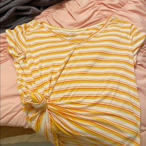 stripped relaxed shirt